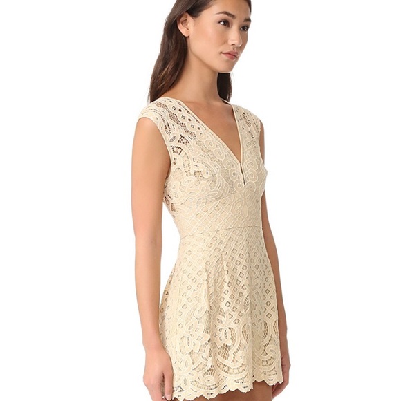 Free People Dresses & Skirts - Free People One Million Lovers Lace T-back Sz 10